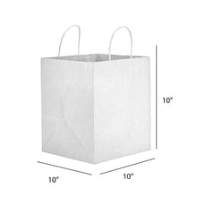 PTP Bags Bright Red 5 x 3 x 8 Tote Bags [Pack of 250] Recyclable Solid Kraft