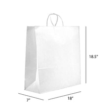  PTP BAGS White 10 x 7 x 12 Tote Bags [Pack of 250]  Recyclable Kraft Paper Gift, Food Service Bags : Health & Household